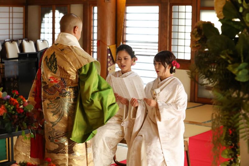 hình ảnh quảng bá đám cưới đồng tính tại chùa Saimyouji, Saitama. hình ảnh quảng bá đám cưới đồng tính tại chùa Saimyouji, Saitama.